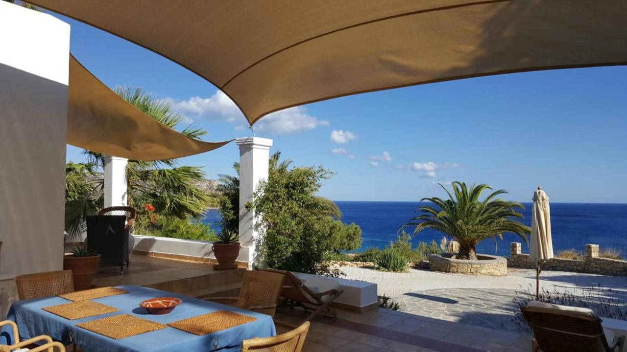 Tranquil Villa With Sea View In Ammopi Karpathos 아무피 외부 사진