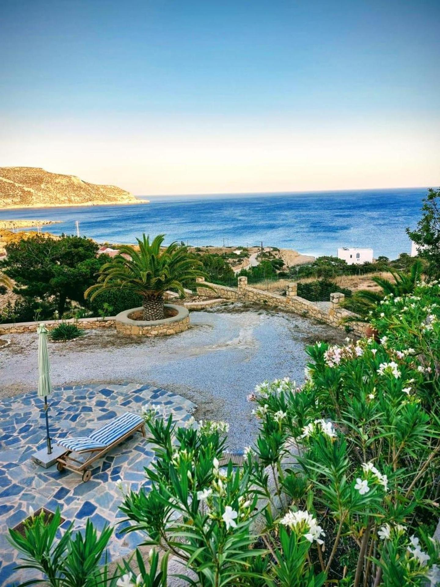 Tranquil Villa With Sea View In Ammopi Karpathos 아무피 외부 사진